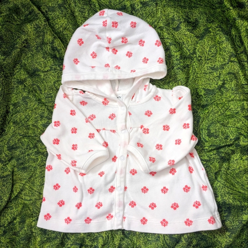 Carter's Baby Floral Print Cotton Hoodie